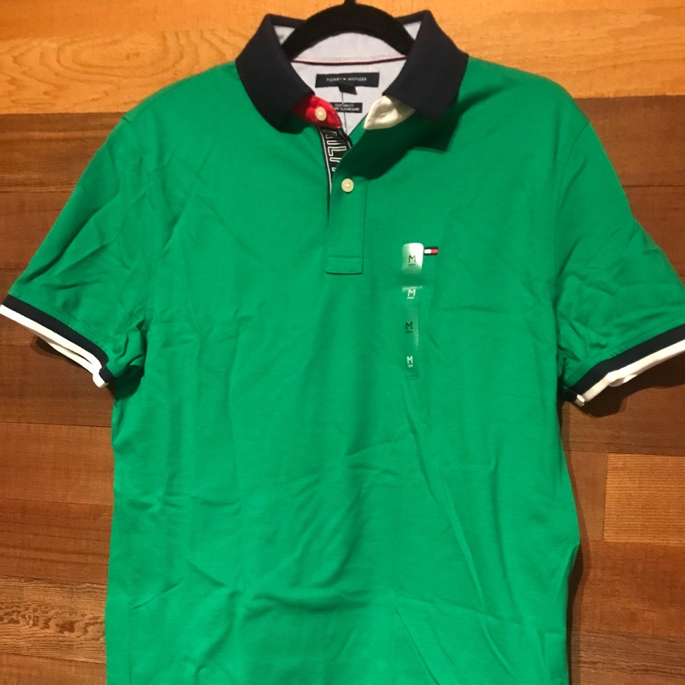 Tommy Hilfiger custom fit polo short sleeve shirt
